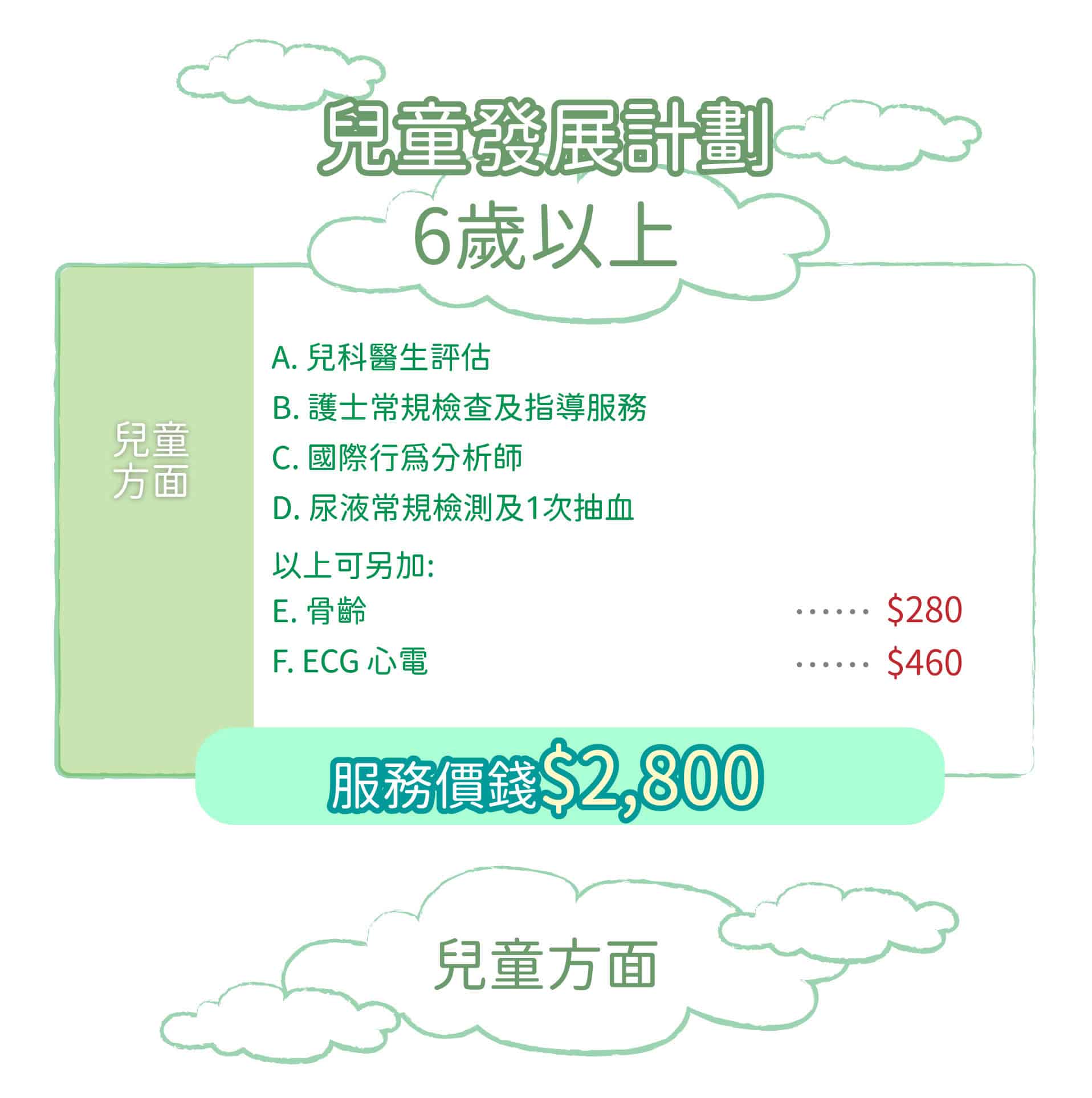 3-6歲兒童成長計劃